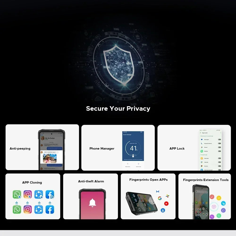 DOOGEE Blade 20 Ultra – Rugged Smartphone 512GB | 10300mAh Battery | Face ID & GPS