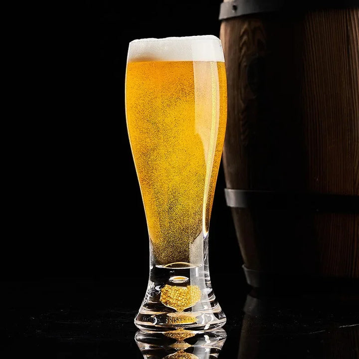 A glass of premium beer