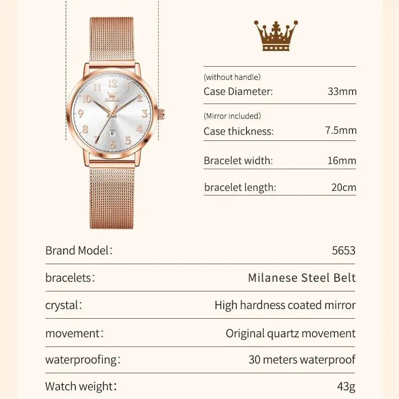 OLEVS New 5653 Women Watch