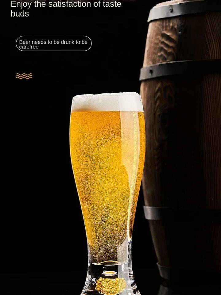 A glass of premium beer