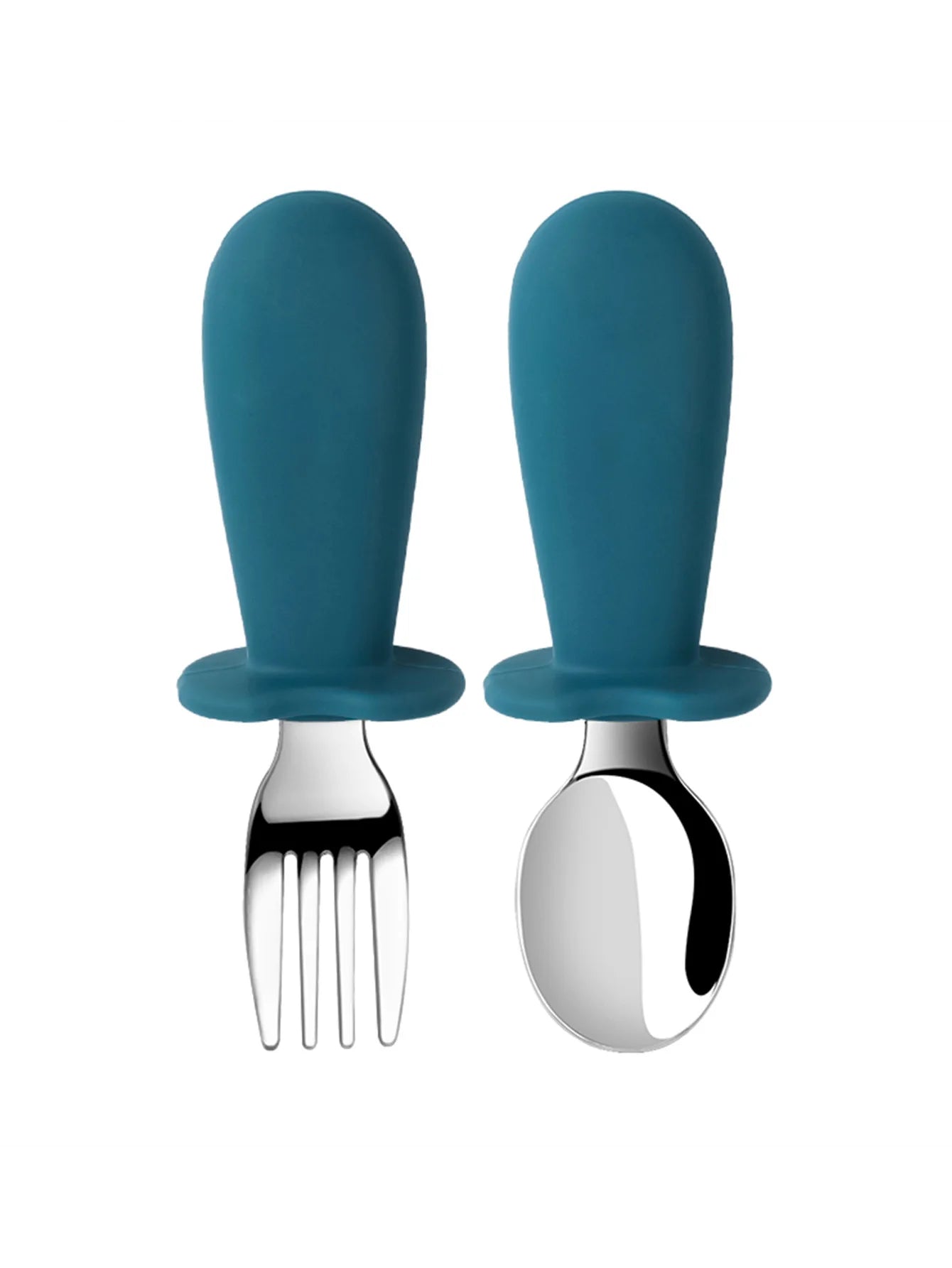 Support DIY names Baby Tableware Set Children Utensil Stainless Steel Toddler Dinnerware Cutlery Infant Food Feeding Spoon Fork