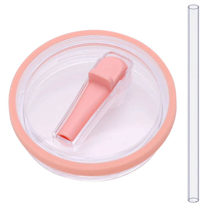 40Oz Tumbler Replacement Lid Flip Straw Spill Proof Resistant BPA Free Reusable Spray Proof Cover for Stanley Cug