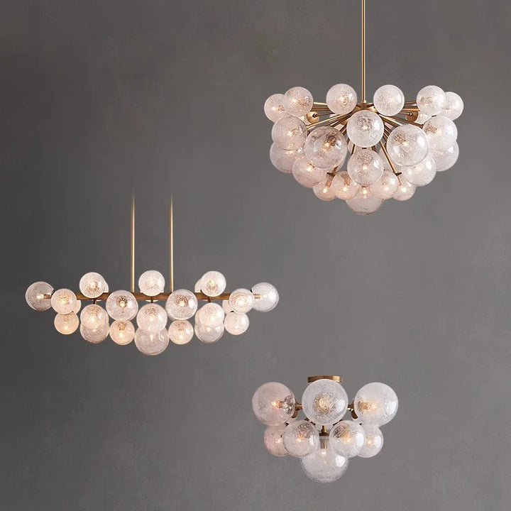 2025 New Trend Home Decoration Glass Bubble Series Chandelier Lighting Lustre Para Sala Estar For Living Room Dinning Room