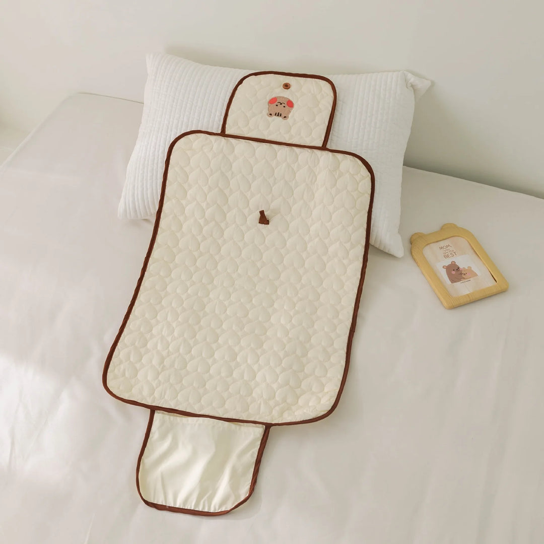 PANGDUBE Foldable Diaper Changing Pad – Soft & Portable for Newborns