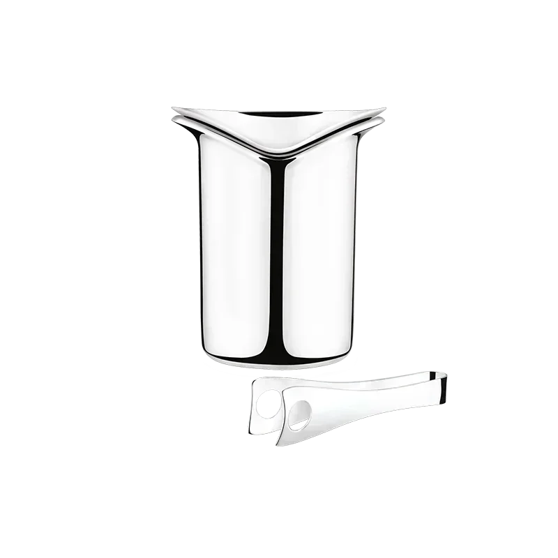 Stainless steel ice bucket