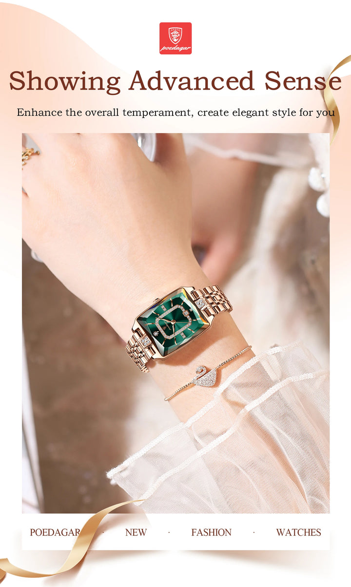 POEDAGAR Luxury Woman Watch