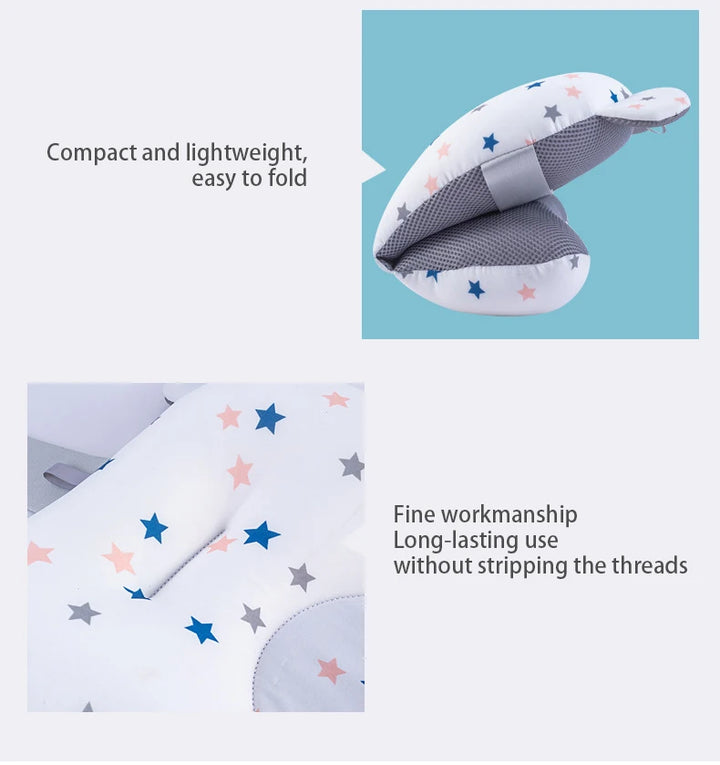 Baby Bath Support Pad – Foldable, Floating & Adjustable Cushion for Newborns