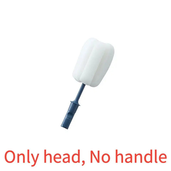 360 Degree Rotating Handheld Bottle Brush Set Soft Food Grade Head for Baby Pacifier Cup Nipple Cleaning 0-6m to 4-6y