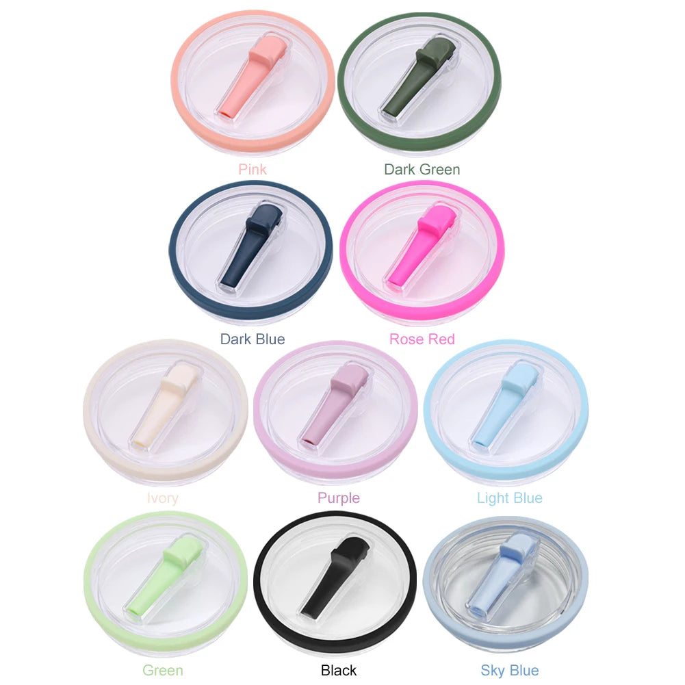 40Oz Tumbler Replacement Lid Flip Straw Spill Proof Resistant BPA Free Reusable Spray Proof Cover for Stanley Cug