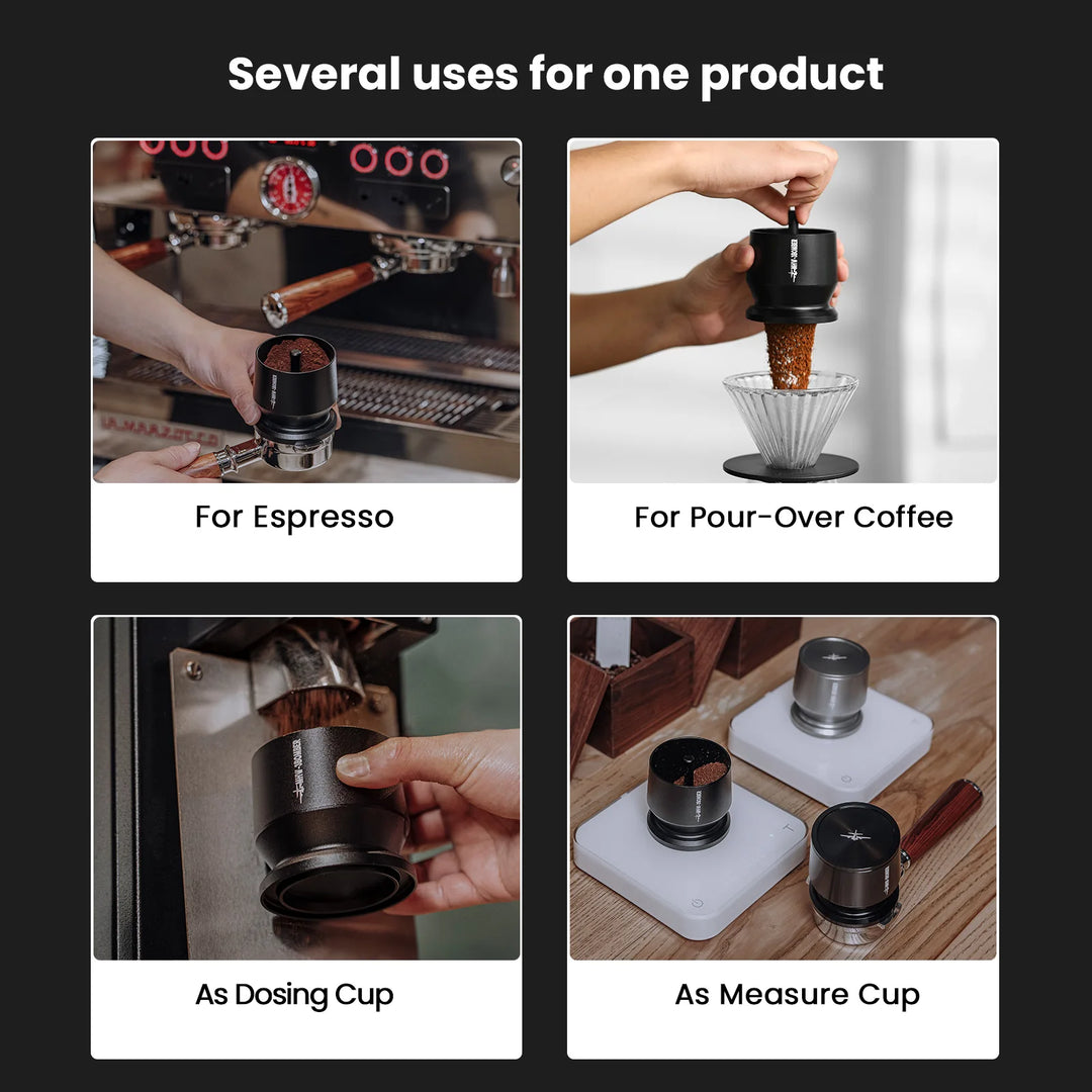 MHW-3BOMBER Espresso Dosing Cup with Stirrer