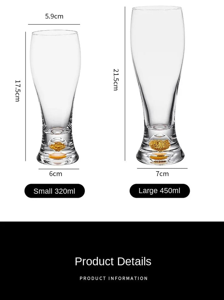 A glass of premium beer