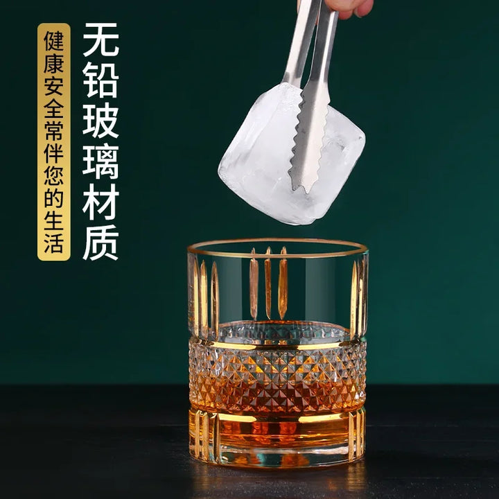 A fine European-style whiskey glass