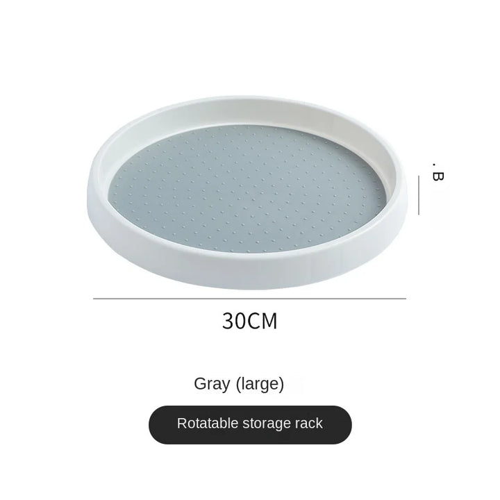 360° Rotating Spice Rack – Anti-Slip Round Organizer for Kitchen & Cabinet (1/4Pcs)