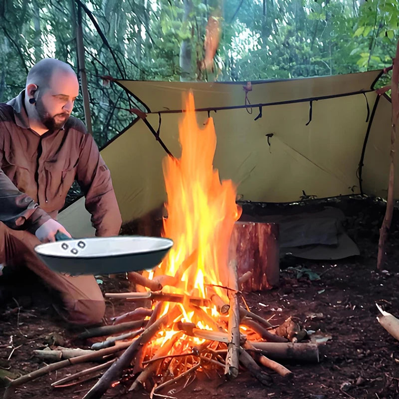 Stainless Steel Matchbox Case – Durable Metal Holder with Striker Plate