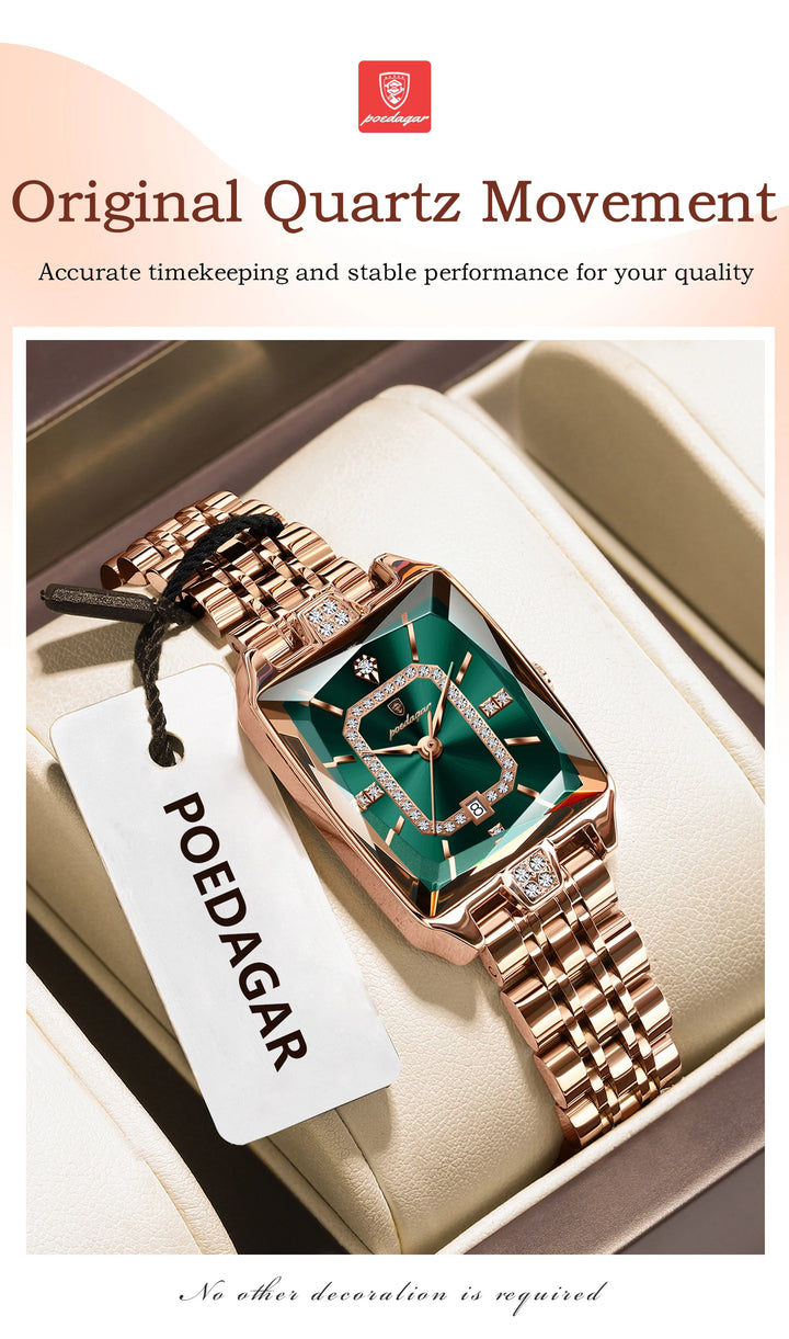 POEDAGAR Luxury Woman Watch