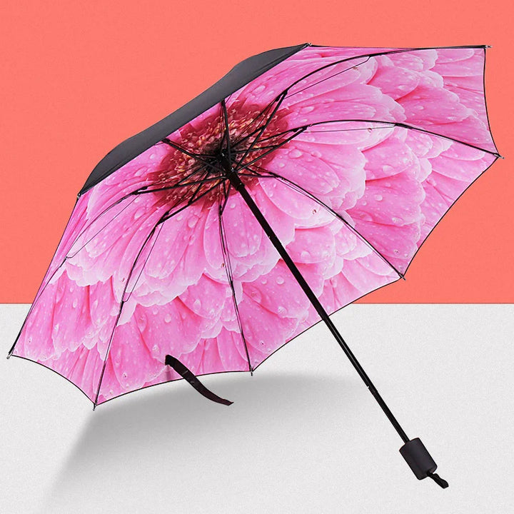 Blue Sky Umbrella – Anti-UV Folding Parasol with Cloud Print for Men & Women