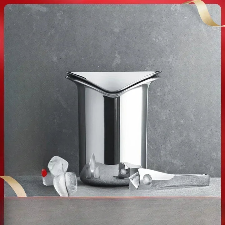 Stainless steel ice bucket