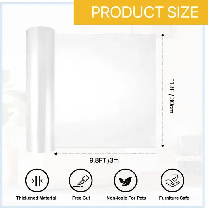 Cat Scratch Tape – Transparent Self-Adhesive Furniture Protector