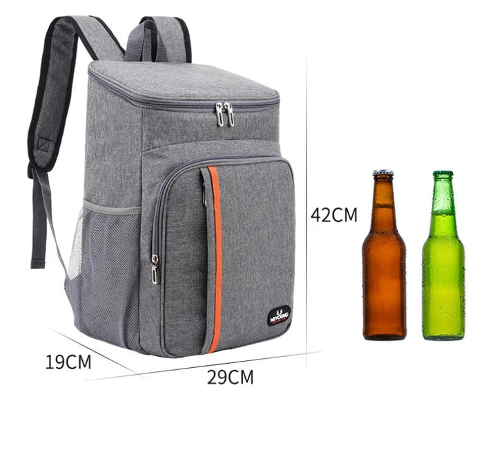 18L Portable Thermal Lunch Bag Waterproof Insulated Food Box Durable Oxford Cloth Cooler Ice Case for Camping And Picnics