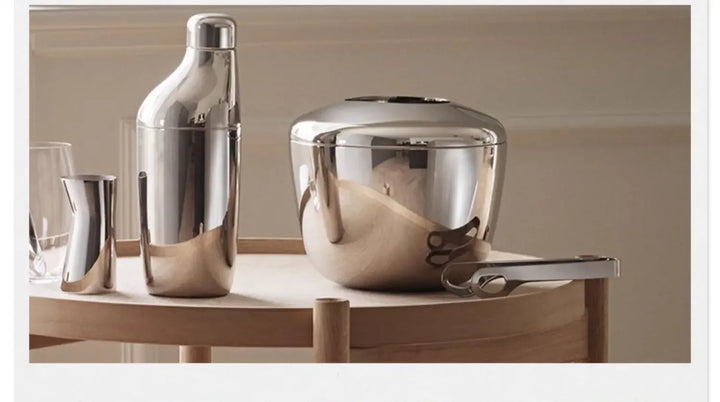 Stainless steel ice bucket