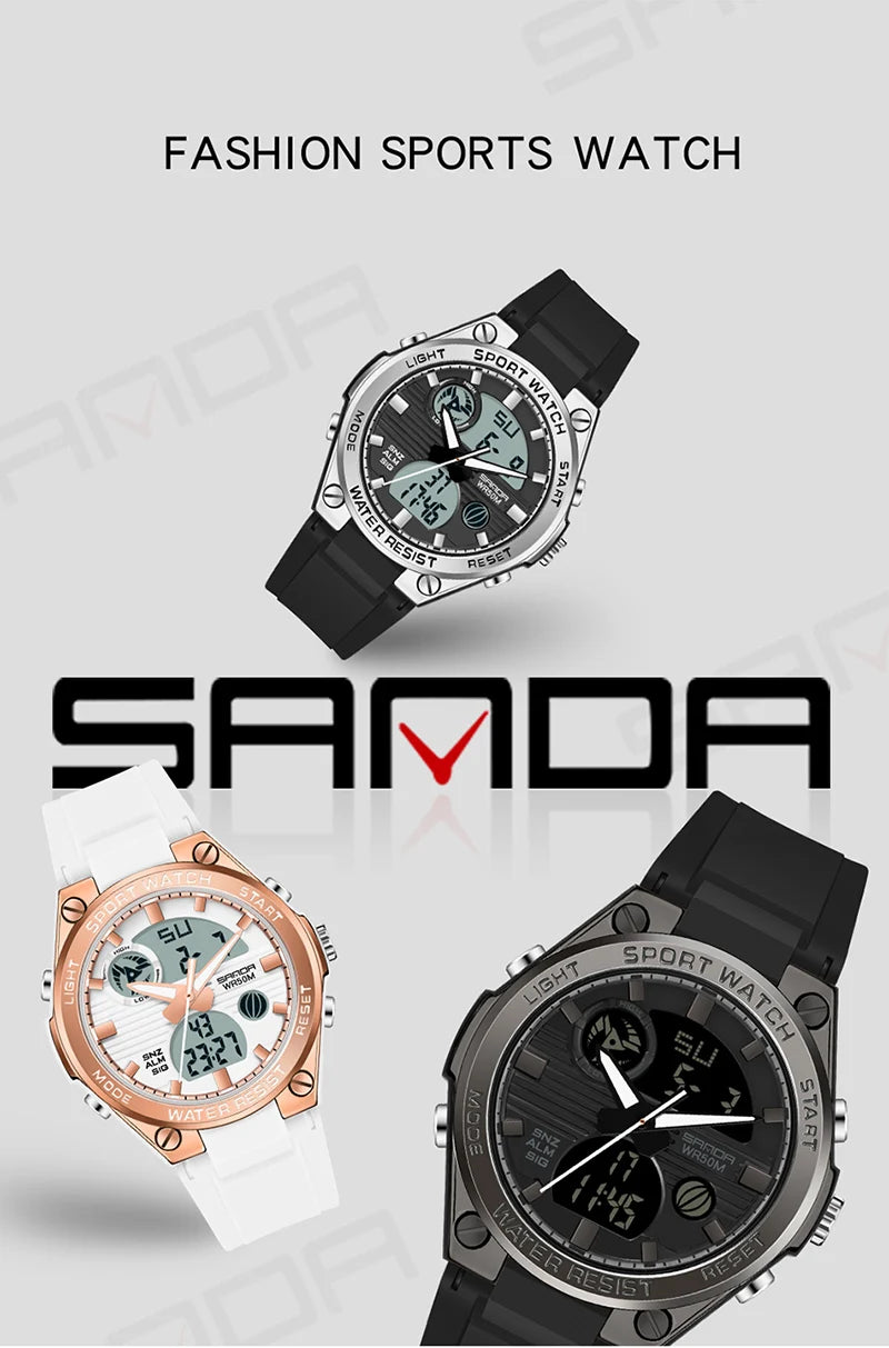 SANDA Girl Electronic Watch