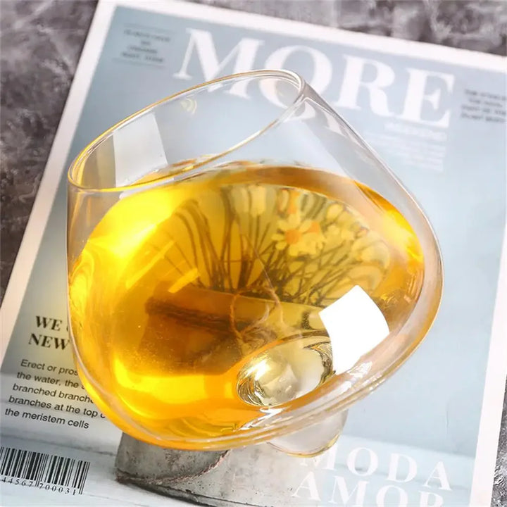 Whiskey Wine Glass Rotating