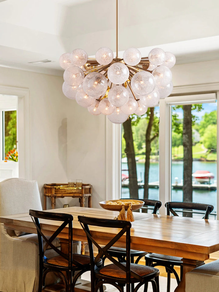 2025 New Trend Home Decoration Glass Bubble Series Chandelier Lighting Lustre Para Sala Estar For Living Room Dinning Room