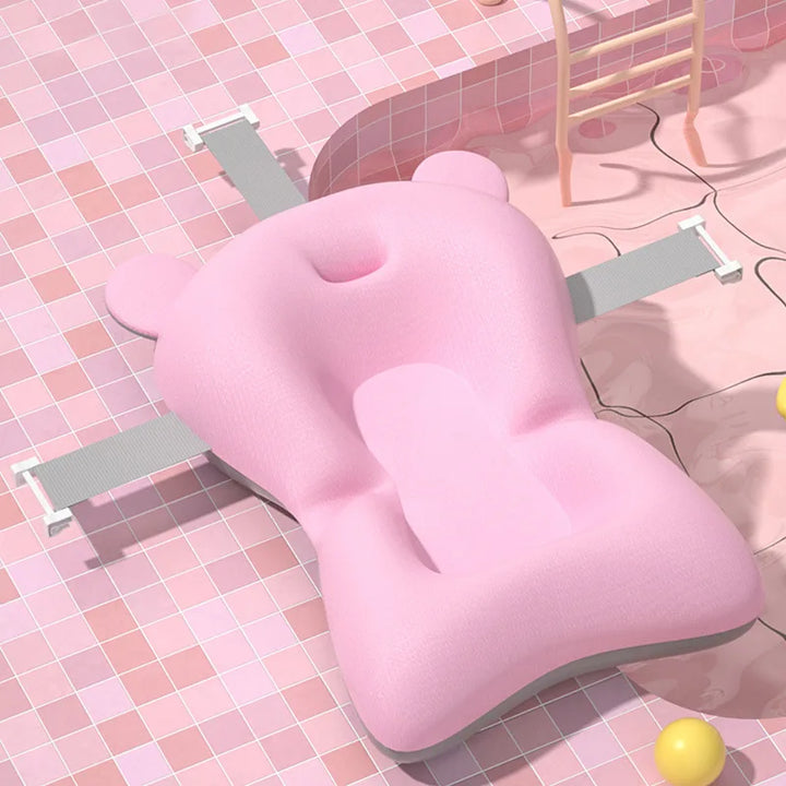 Baby Bath Support Pad – Foldable, Floating & Adjustable Cushion for Newborns