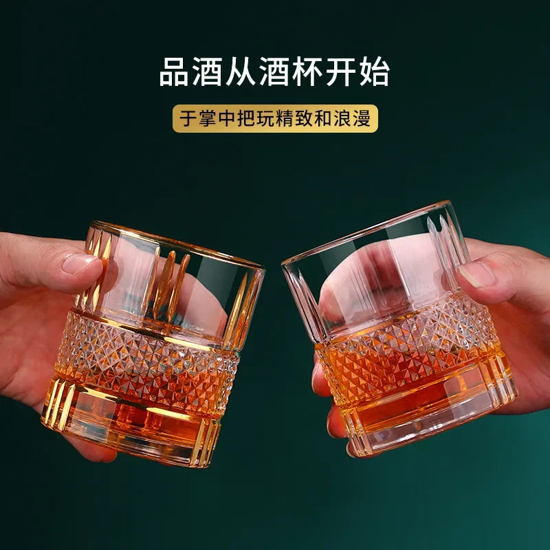 A fine European-style whiskey glass