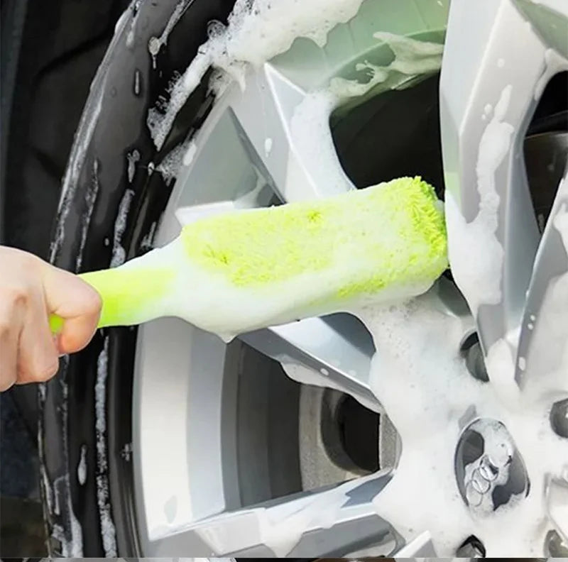 Microfiber Chenille Car Wash Gloves Scratch-Free Double-Sided Coral Velvet Sponge for Auto Cleaning Detailing Tool