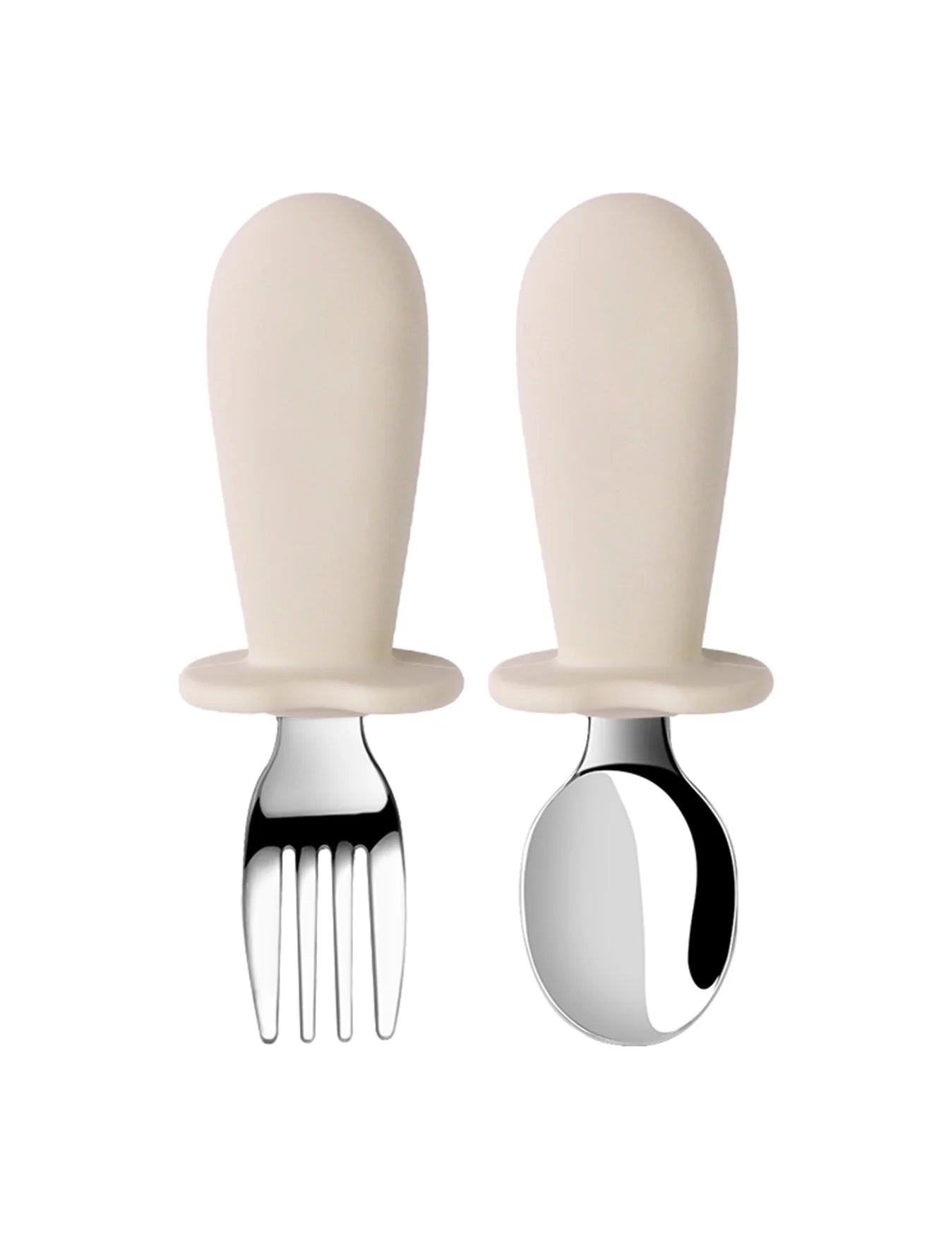 Support DIY names Baby Tableware Set Children Utensil Stainless Steel Toddler Dinnerware Cutlery Infant Food Feeding Spoon Fork