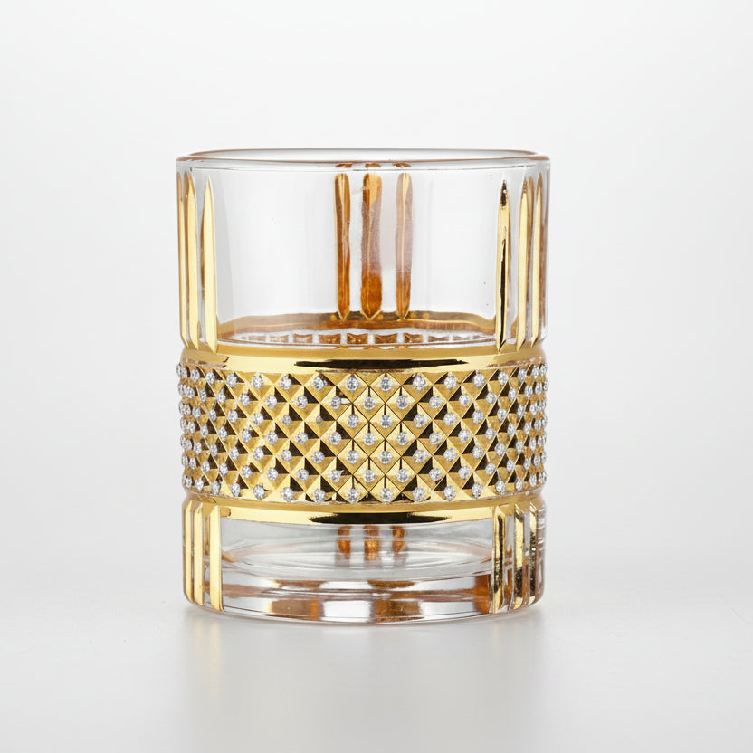 A fine European-style whiskey glass