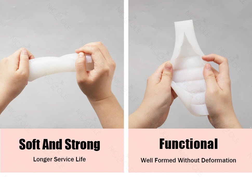 Twisted Spiral Taper Candle Mold Silicone Non-Stick Flexible DIY Aromatic Handmade Candle Making Supplies Room Decor