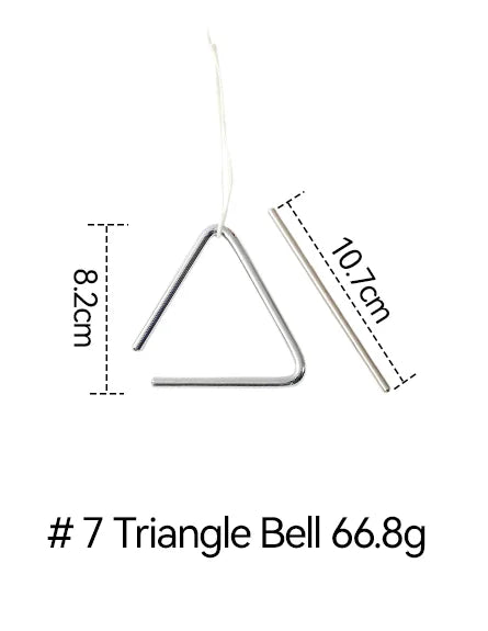 Montessori Baby Music Toys Set Wooden Xylophone Rattle Drum Bell Educational Instrument for 0-12 Months Learning Gift Set