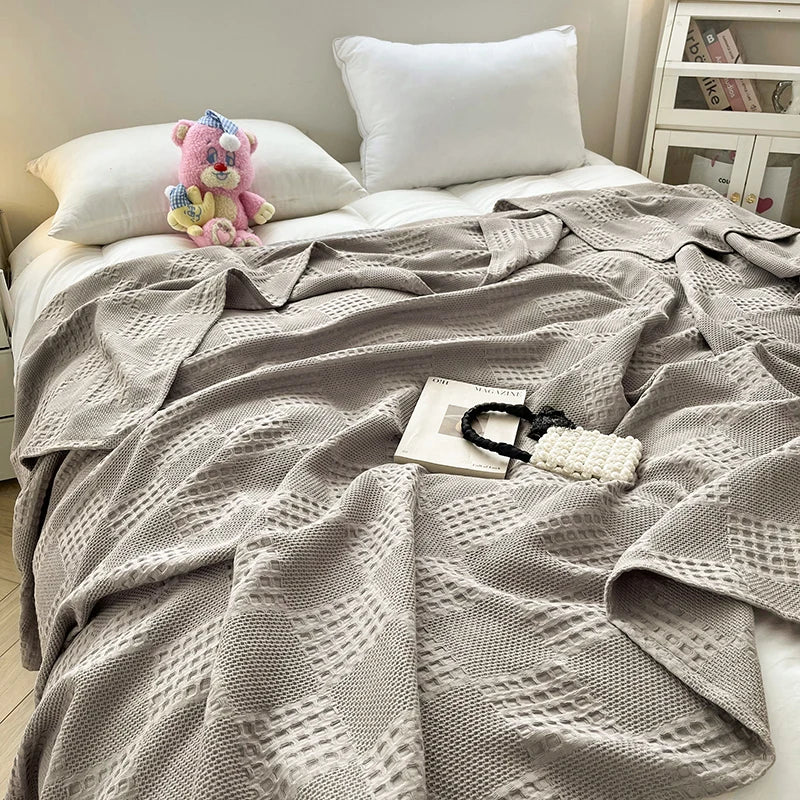 Battilo Cotton Throw Blanket